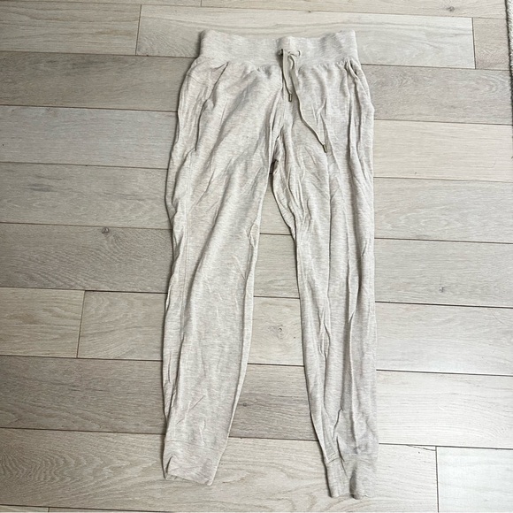 lululemon athletica Pants - lululemon athletica Sand-Colored Sweatpants with Drawstring